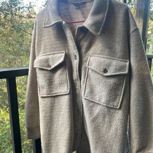 Banana Republic Gray Utility Jacket